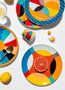 Hermia Juego de Platos de Servicio DNR0078 de 6 piezas en Multicolor